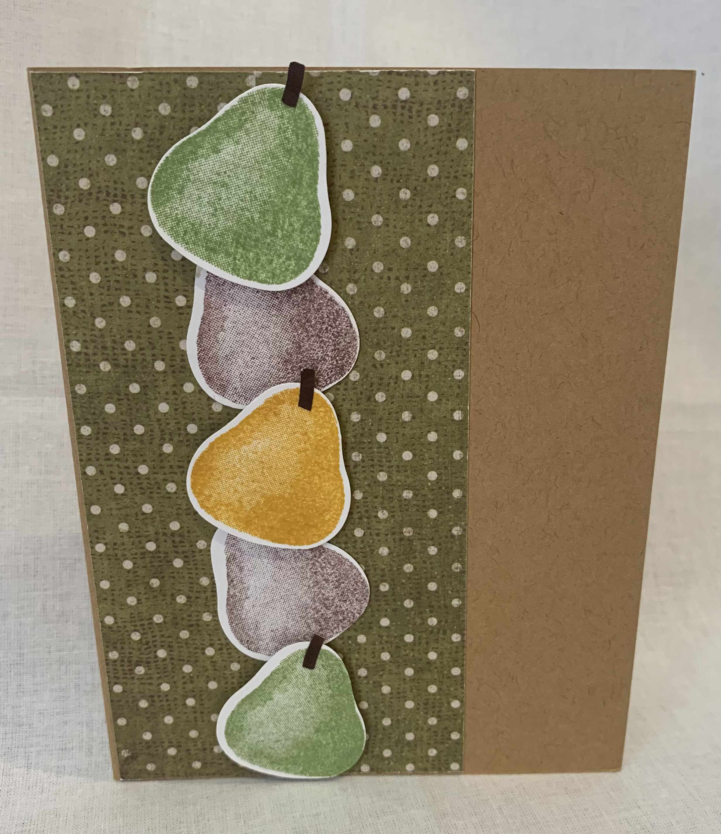 Blank Card with Pears
