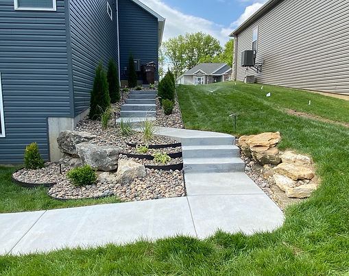 Sidewalks and Stairs