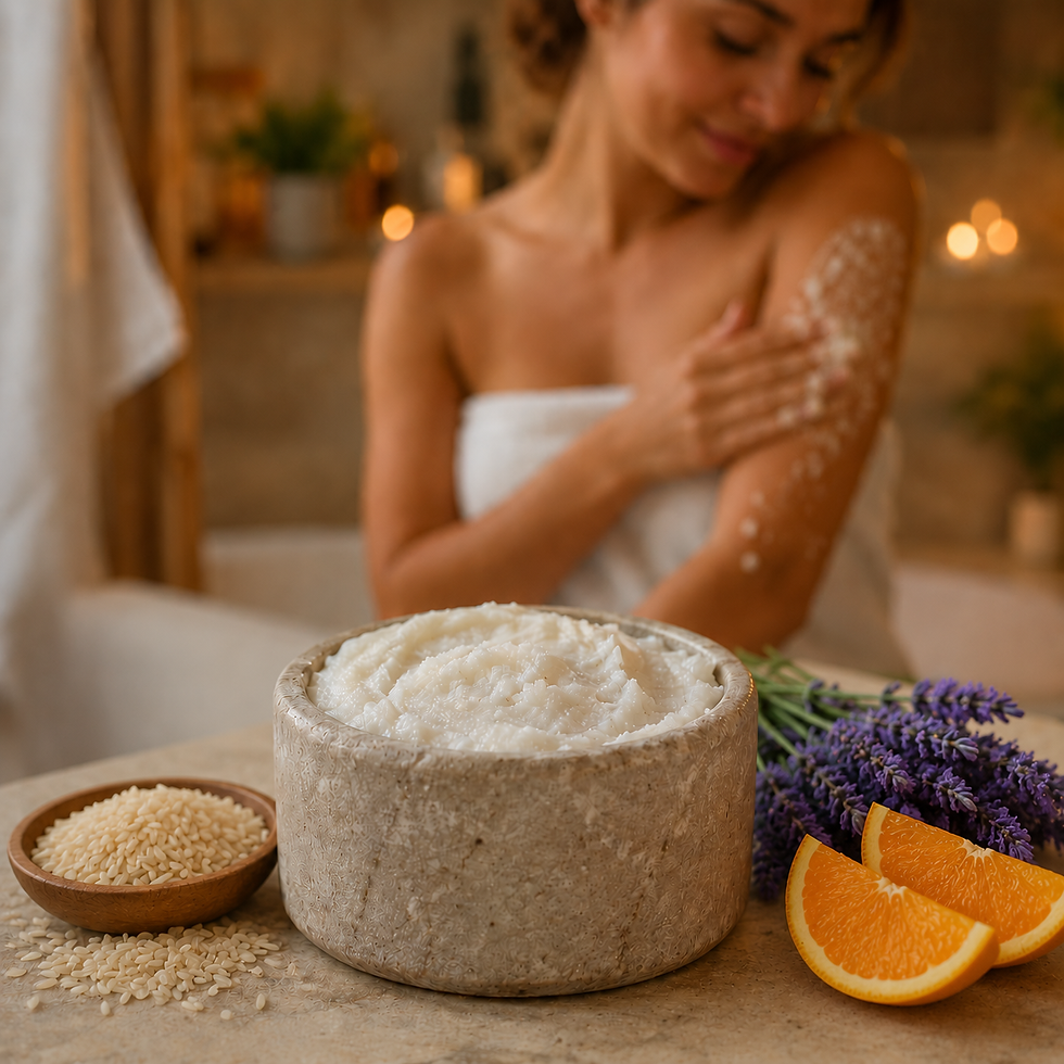 Thumbnail: brightening body scrub essentia apothecary
