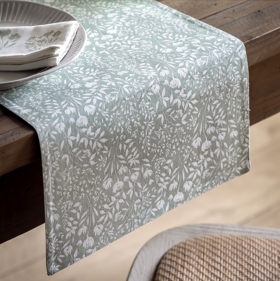 Thumbnail: Sage Floral Table Runner