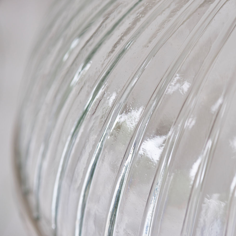 Thumbnail: Ribbed Glass Pendant Light
