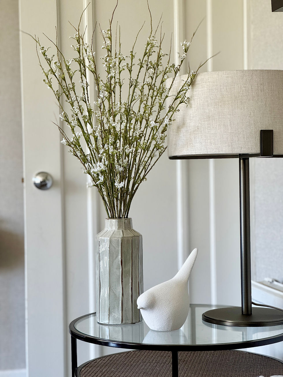 White Wax Flower Stem