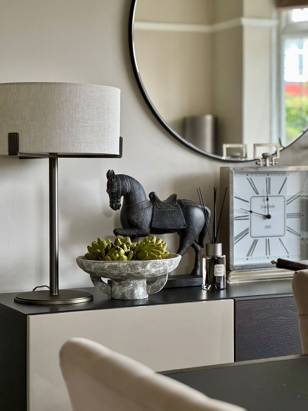 Thumbnail: Stone Footed Decorative Bowl