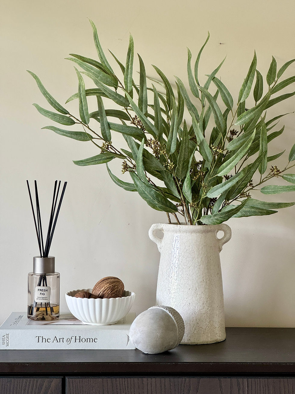 Green Willow Eucalyptus Spray