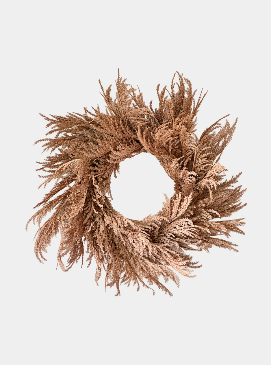 Faux Autumn Wreath