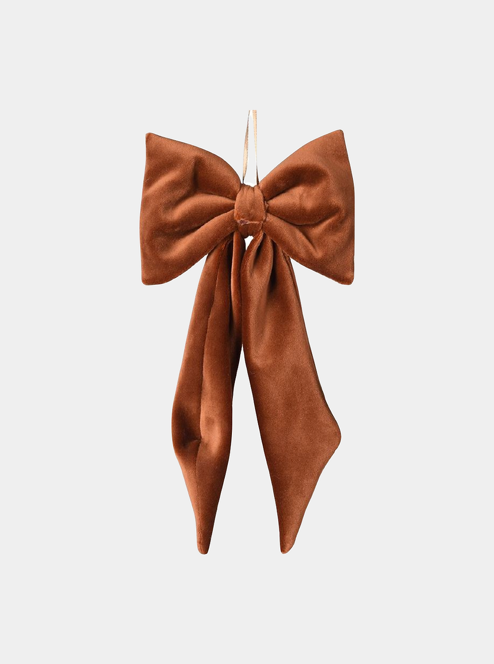 Caramel Velvet Bow