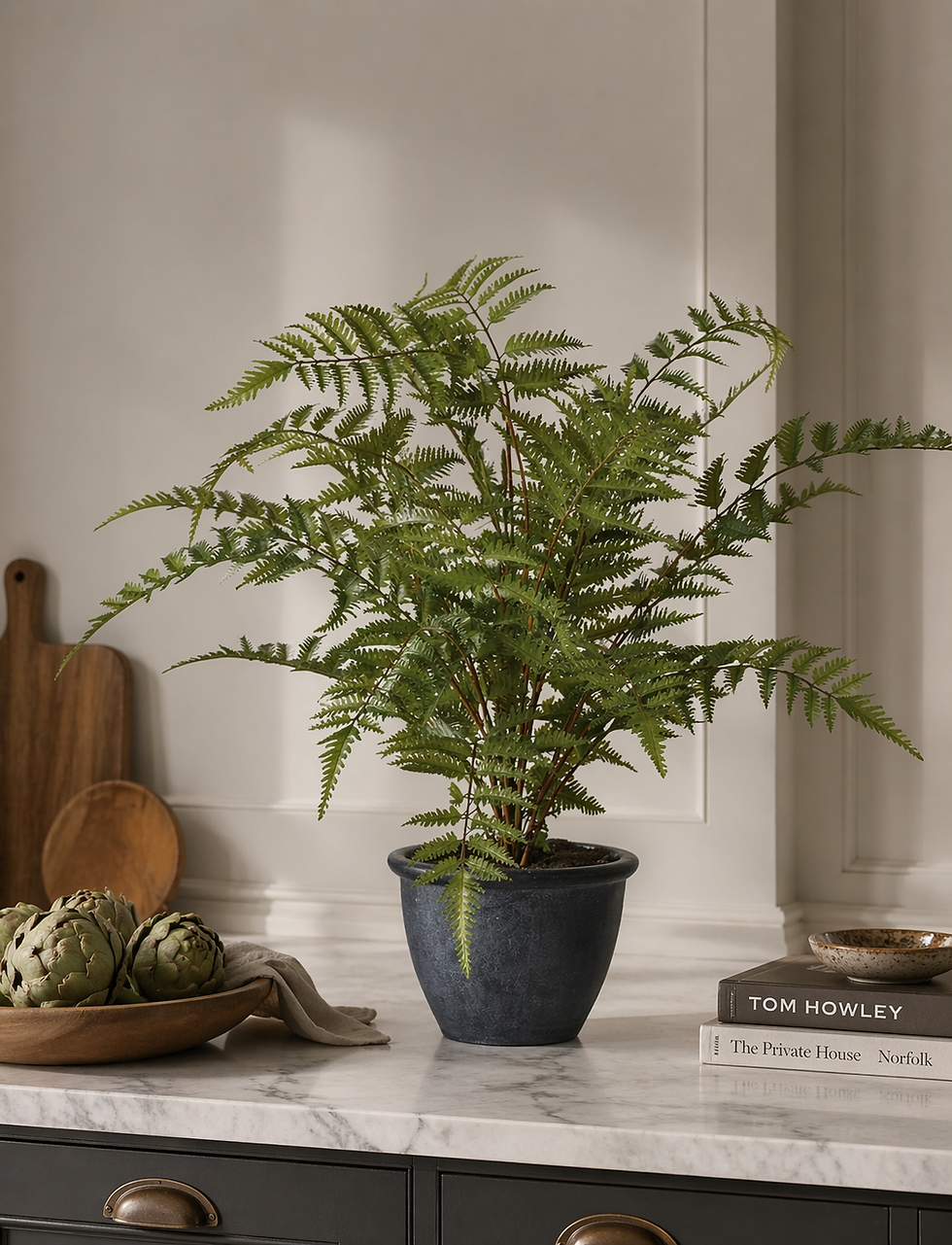 Faux Bracken Fern in Pot
