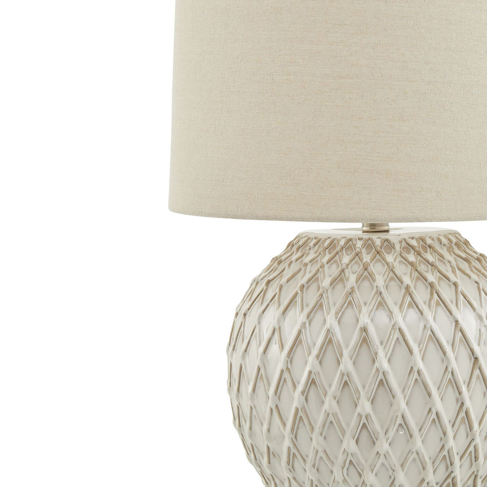 Thumbnail: Ceramic Lattice Table Lamp