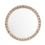 Thumbnail: Round Wooden Oak Lime Washed Mirror