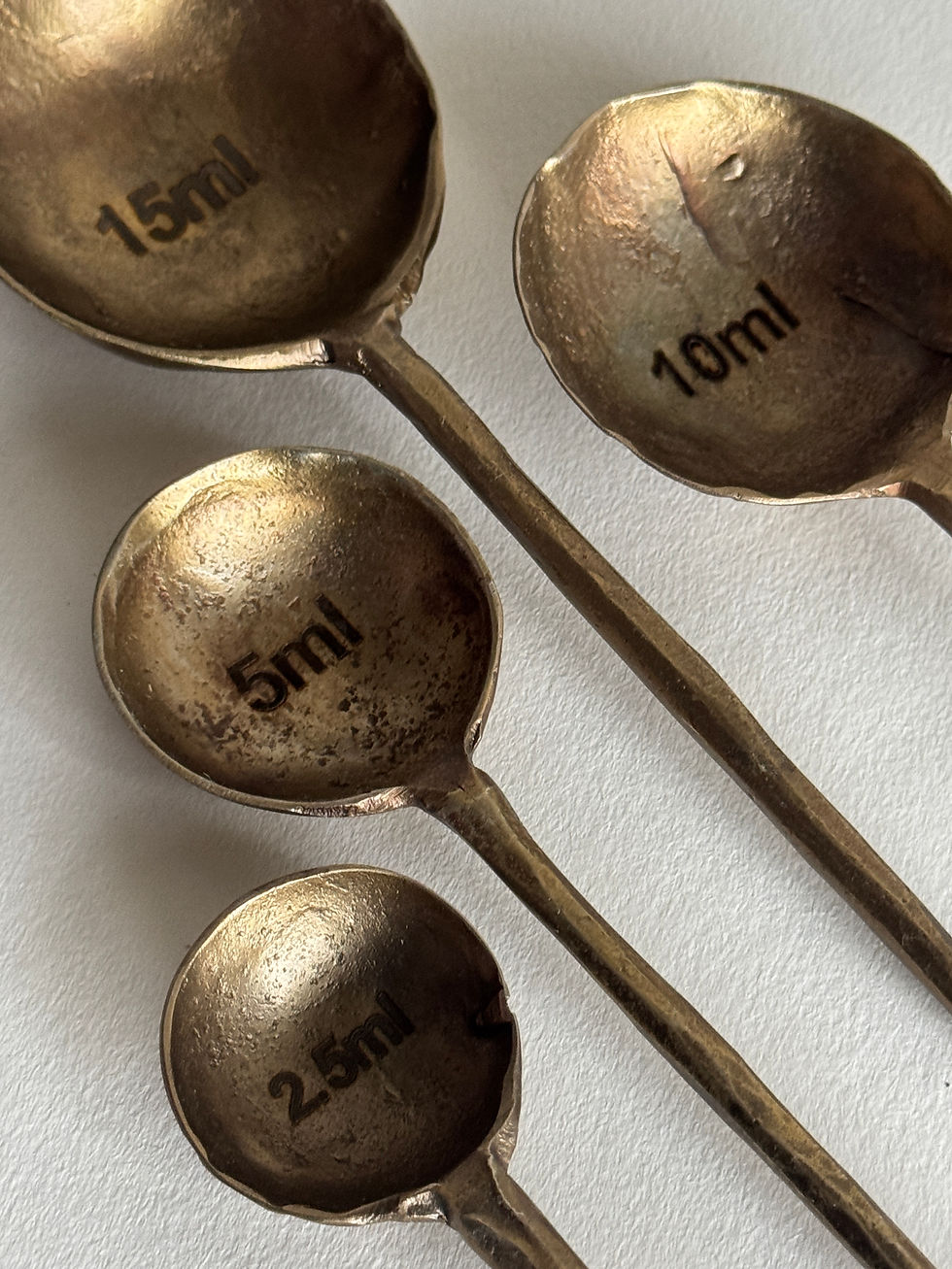 Forged Metal Measuring Spoon Set