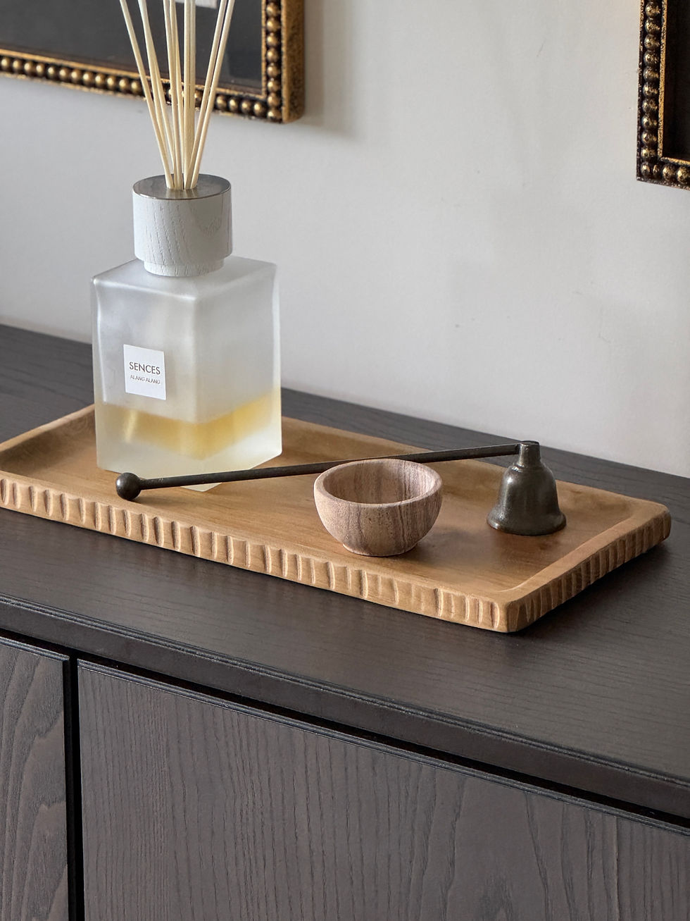 Thumbnail: Teak Hand Carved Tray