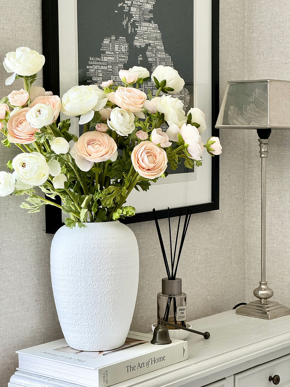 Thumbnail: Faux White Ranunculus