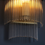 Thumbnail: Antique Brass & Glass Wall Light
