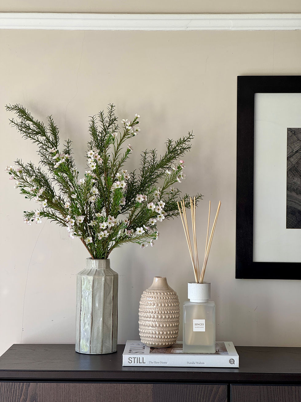 Thumbnail: Wax Flower & Rosemary Arrangement