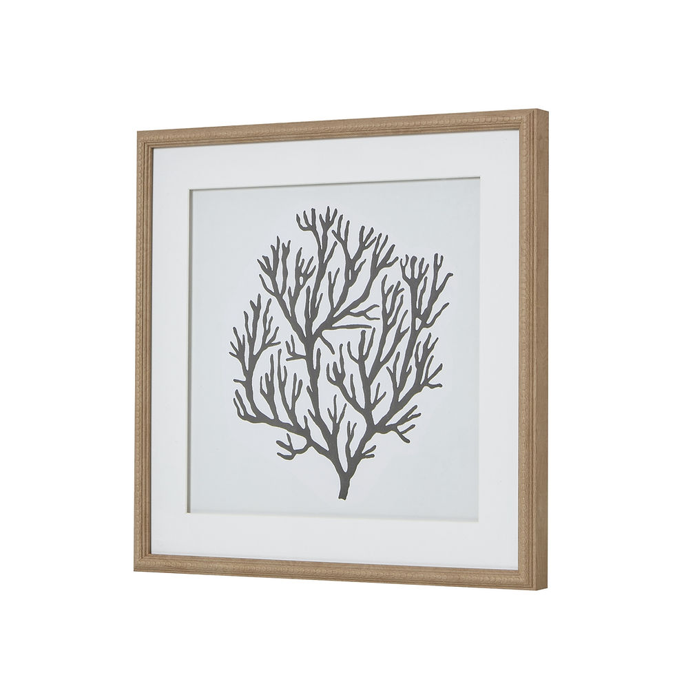 Thumbnail: Framed Coral Wall Art | Set of 2