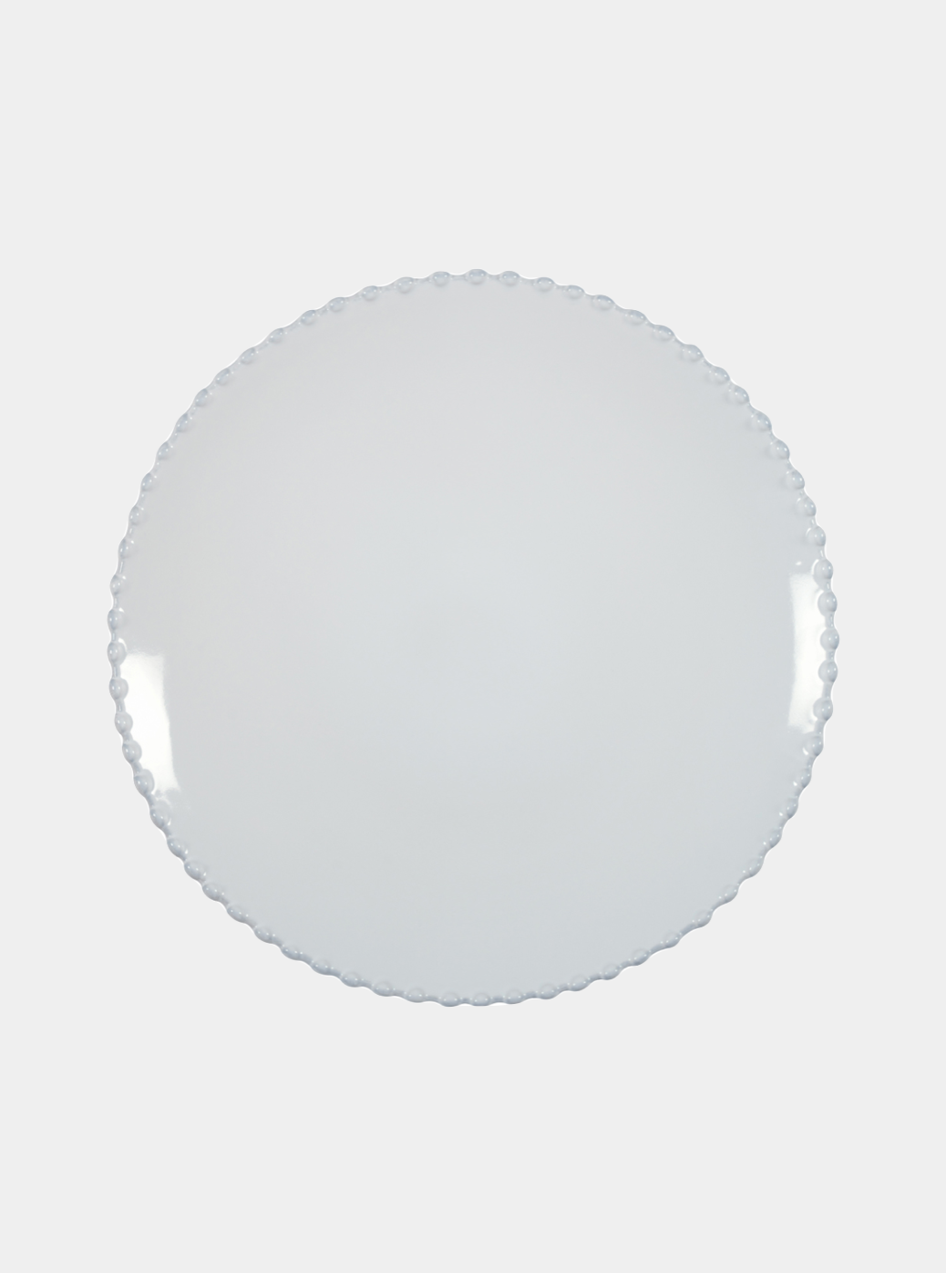 White Pearl Stoneware Dinner Plate Bressingham Tableware