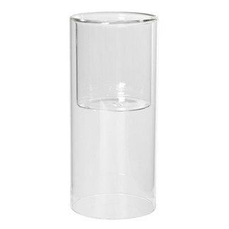 Glass Cylinder Candle Holder