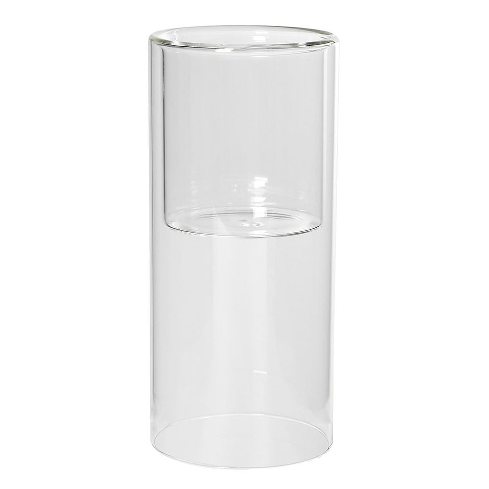 Glass Cylinder Candle Holder