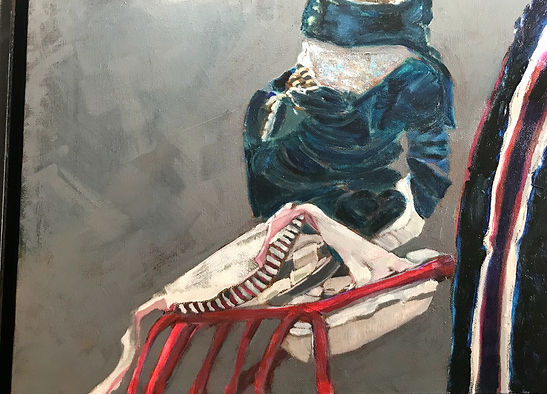 Glove & Mask oil on canvas 1992 miller-h