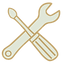Tools Outline - Light Sage Colour Inside (#e1e7d8).png