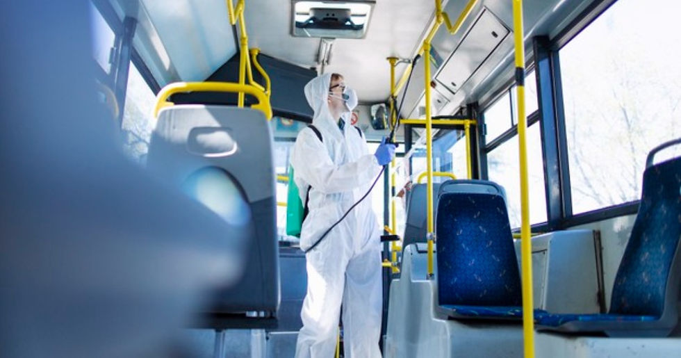 Vehículos masivos limpios y desinfectados - Quality Masivo