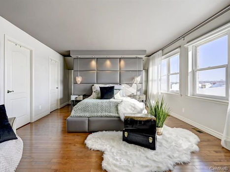 Photo après le projet de home staging d'un bureau de résidence à Québec, QC.