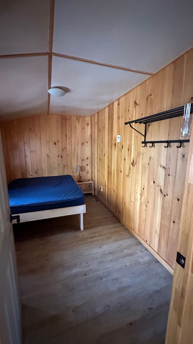 chambre avec un lit double (x2)