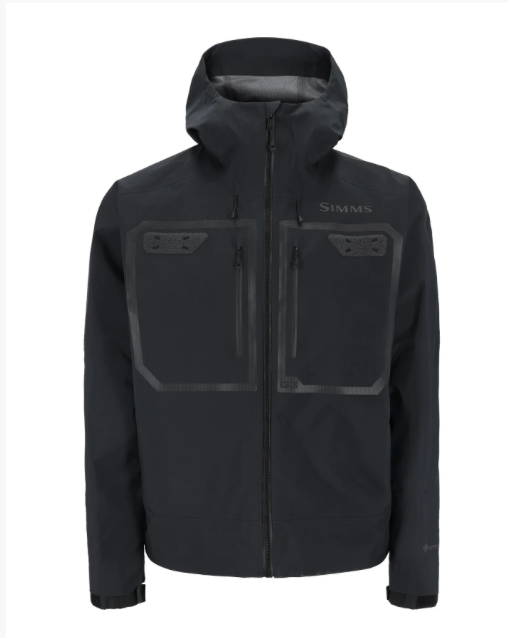 Veste de pluie Simms G3 Guide pour homme noire de face