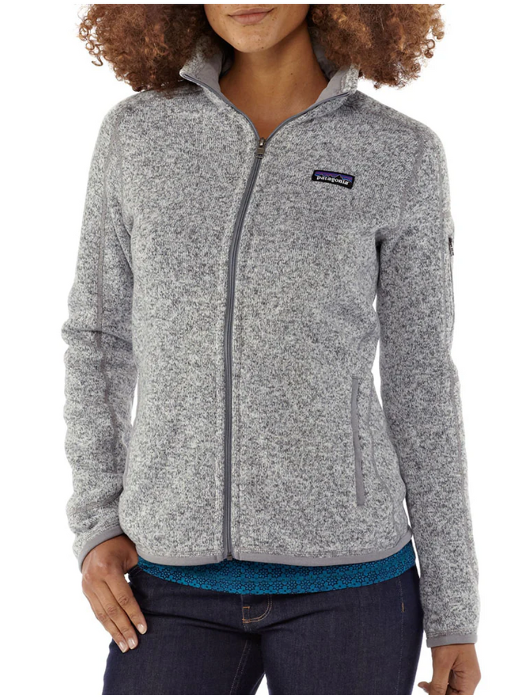 Veste Patagonia Better Sweater en polaire grise pour femme