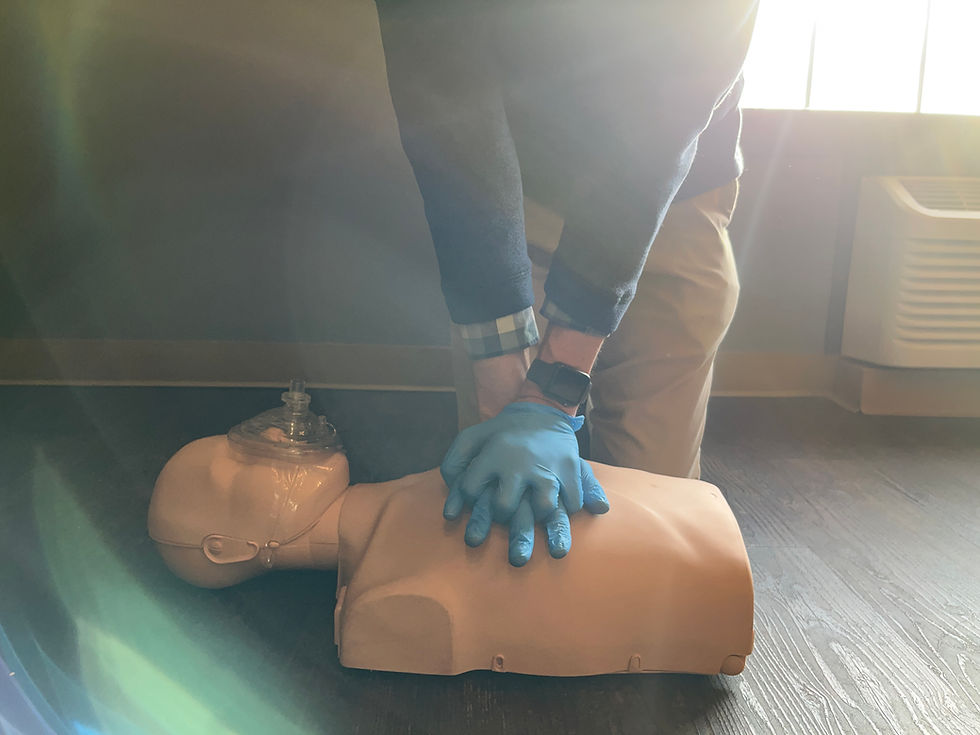 CPR on a Manikin