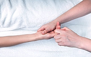 Massage des mains