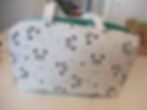 Trousse vanity- baby- coton matelassée- doublée