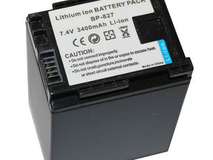 Canon BP-827 Batterie pour Canon HG20 HG21 FS10 FS11 FS100 FS200 FS21