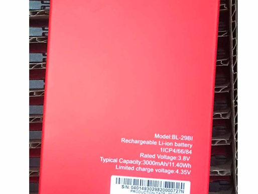 3.8V/4.35V iTel S15 Pro A55/A55 LTE L6003P pour iTel BL-29BI
