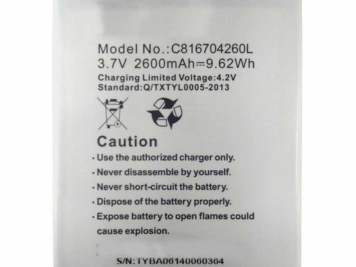 3.7V/4.2V BLU D470 D470L D470U Dash 5.5 pour BLU C816704260L