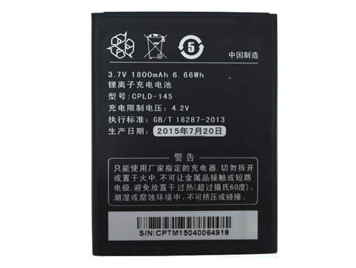 Batterie pour CPLD-145 compatibles pour Coolpad 8707