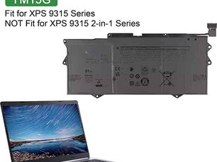 4191mAh Batterie Dell YM15G pour Dell XPS 9315 Nouvelle