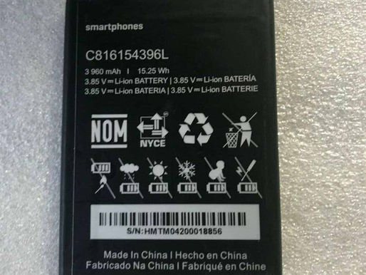 BLU C816154396L Batterie pour BLU VIVO X6 V0570WW