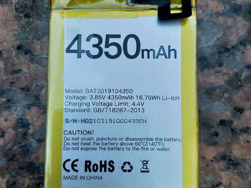 3.85V/4.4V Doogee X95 pour Doogee BAT2019104350