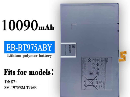 10090mAh/38.95WH Batterie Samsung Galaxy Tab S7+ pour Samsung EB-BT975ABY
