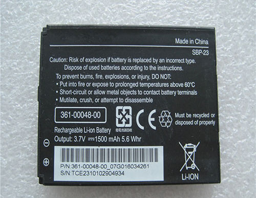 3.7V/4.2V Garmin Nuvifone M10 M10E A10 pour Garmin SBP-23