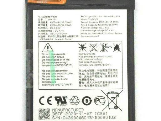 Batterie TCL TLp043E1 pour TCL 10 5G UW T790S