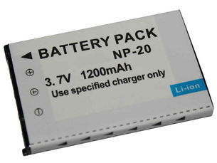 Casio NP-20 Batterie pour Casio S600 Z5 S770 Z60 Z70 NP-20DBA