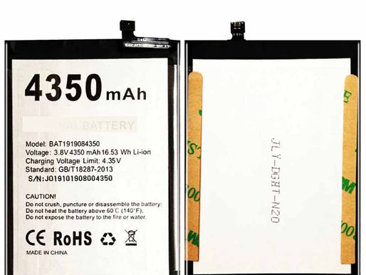3.8V/4.35V Doogee N20 pour Doogee BAT1919084350