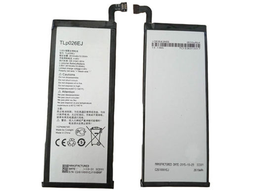 2610MAH Batterie pour TLp026EJ compatibles pour Alcatel idol 4 OT6055 6055 6055K 6055B 6055H