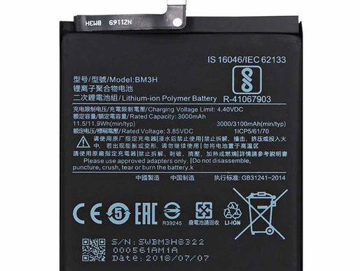 3000mAh/11.5WH Xiaomi 9Pro pour Xiaomi BM3H