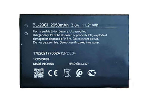 2950MAH Batterie Nokia BL-29CI pour Nokia BL-29CI Nouvelle