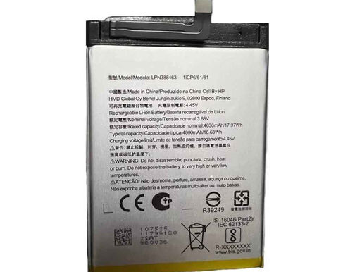 4800mAh Batterie Nokia LPN388463 pour for Nokia LPN388463 Nouvelle