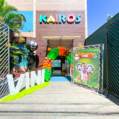 Fachada personalizada do Kairós Buffet, localizado na região do Alto do Ipiranga. Saiba mais...