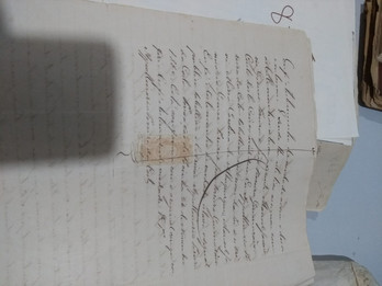 Documento escrito à mão